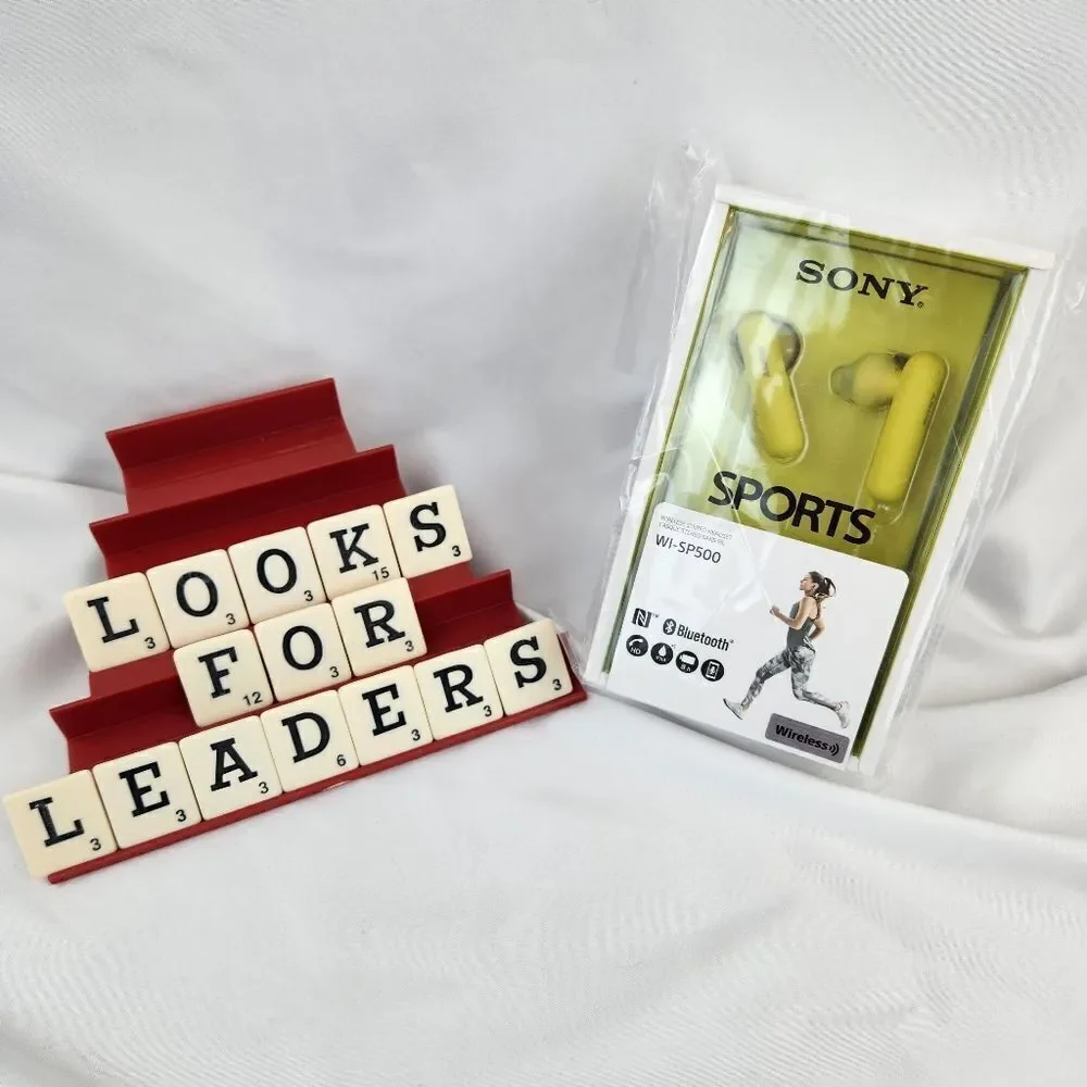 🩵NIB Sony Yellow WI-SP500 Extra Bass Bluetooth Wireless Sports Earbuds